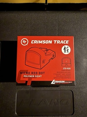 Crimson Trace CTS-1525 Red Dot Sight Micro Reflex 3 MOA READ DESCRIPTION