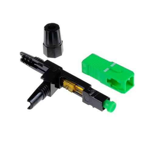 10PCS SC APC fFiber Optic SC APC Connector SC APC FTTH Fiber Optic Connector - Afbeelding 6 van 11