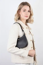 New Tory Burch Emerson Black Saffiano Small Shoulder Bag Purse 150258 $328