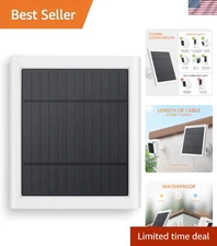 Outdoor Solar Power Solution for Ring Cameras - Waterproof Design & Mounting Kit
