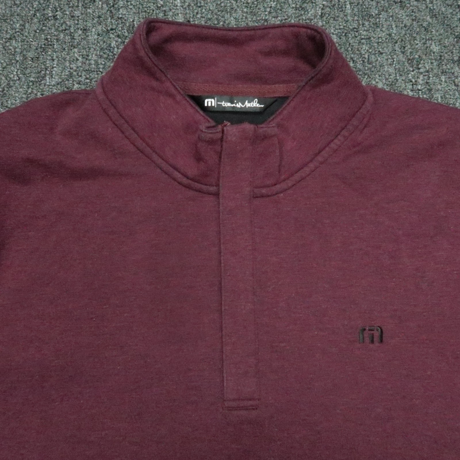 Travis Mathew Pullover Men Extra Large Red Cloud … - image 2