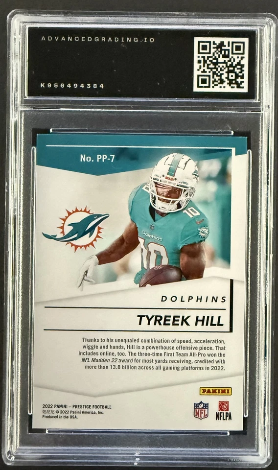 2022 Panini Prestige #PP-7 Tyreek Hill Prestigious Pros Other 9 - Image 2 of 2