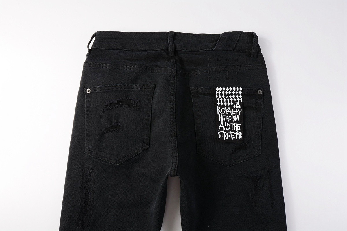 ksubi jeans men 3019 Black distressed jeans Free shipping Jeans 
