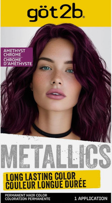 got2b Metallics Permanent Hair Dye Amethyst Chrome M69  3 Pack