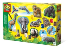 SES Creative 1132 Casting & Painting Animals, Mixed Colours, for 5 years to 9 ye