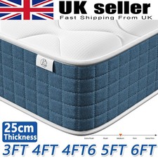 LUXURY ORTHOPAEDIC POCKET 4000 SPRUNG MATTRESS 3FT 4FT6 5FT KING SIZE