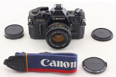 Near MINT ] Canon AE-1 35mm Film Camera New FD NFD 50mm f/1.8 Lens