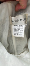 Rachel Allan Ivory Sweetheart Sleeveless Beaded Ball Gown Wedding Dress 28W