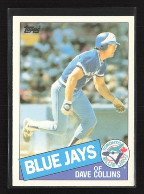 1985 Topps #463 Dave Collins Collector's Edition (Tiffany) Toronto Blue Jays
