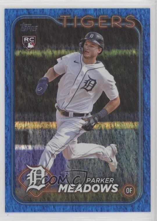2024 Topps Series 2 Blue Foil /999 Parker Meadows #516 Rookie RC