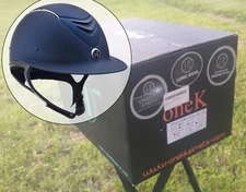 NEW One K Defender Avance Wide Brim Chrome Stripe Helmet Long Oval XS Navy Matte