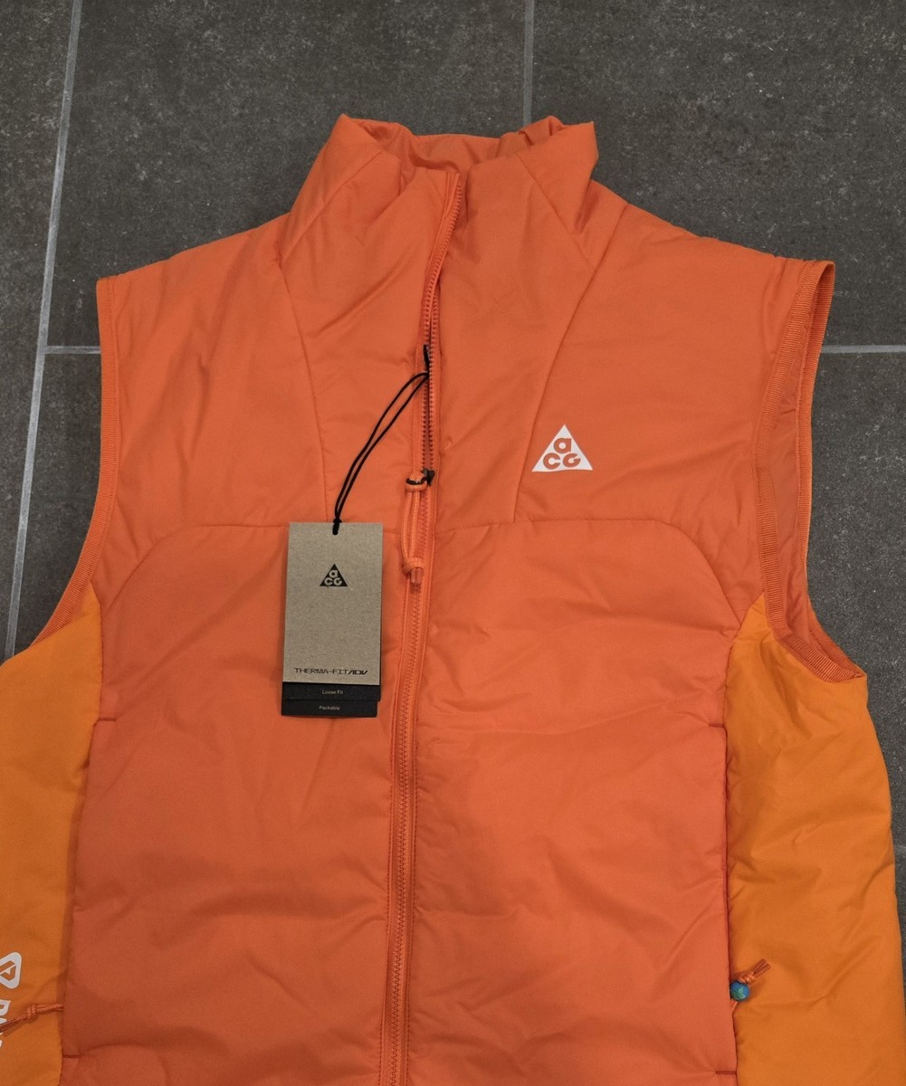 Nike ACG Therma-FIT ADV Rope de Dope Orange Full-Zip Vest Men's S