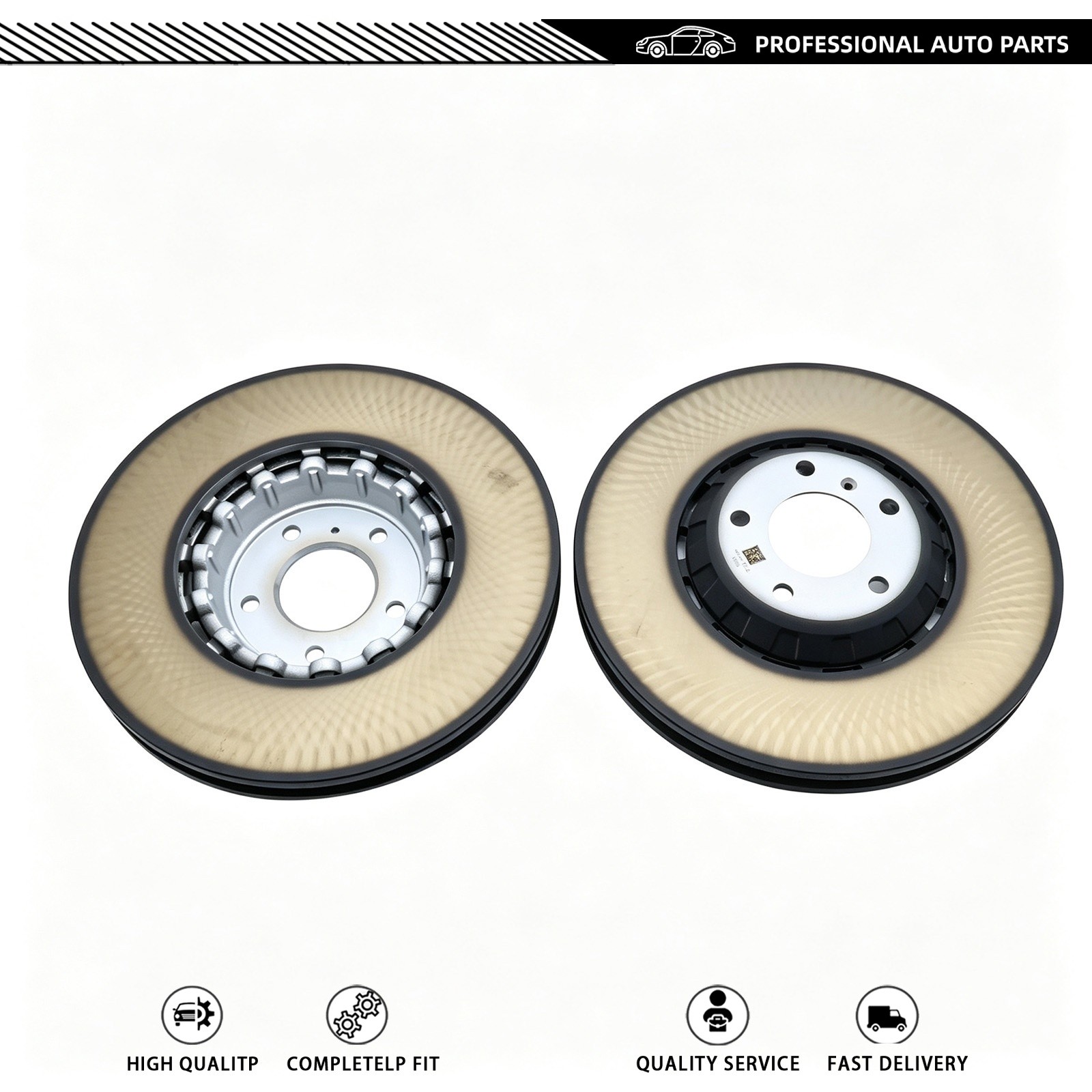 Bentley Bentayga Speed 2018-2023 Front Left Brake discs 2 pcs