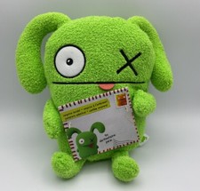 2019 Hasbro 9  Ugly Dolls Plush - Green OX with Envelope and Sticker