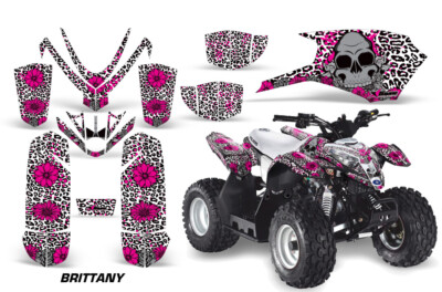 Atv Graphics Aufkleber Sticker Für Polaris Outlaw/Raubvogel 50 Alle Jahre