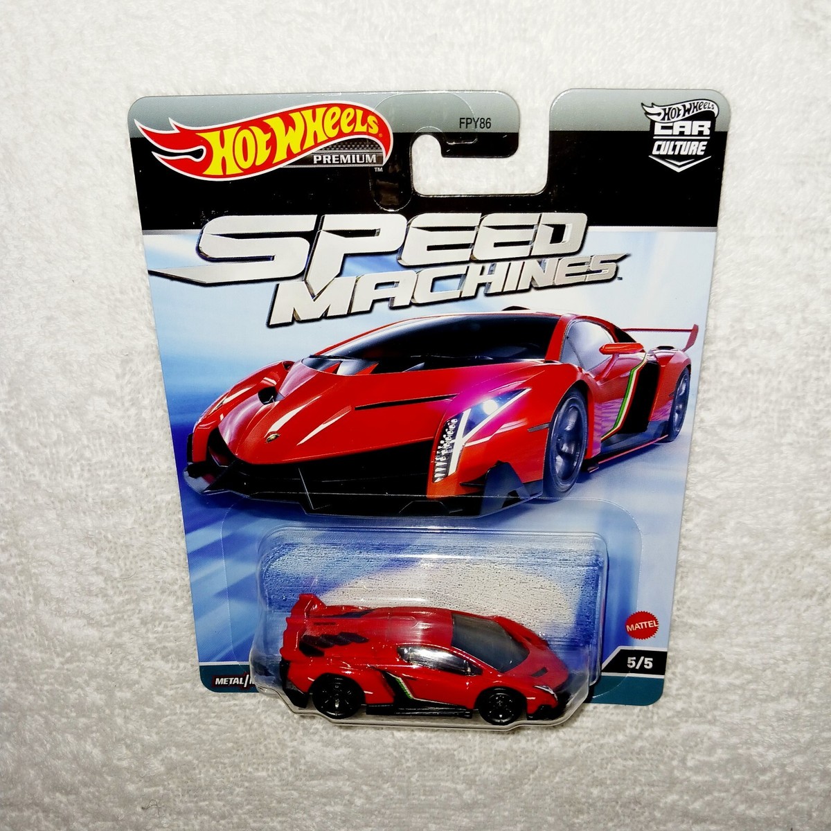 Hot Wheels Speed Machines Lamborghini Veneno PREMIUM Diecast Race