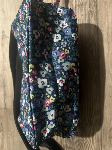 Kipling Crossbody Blue Floral Bag Gorilla Charm Bustling Pet - Picture 6 of 12