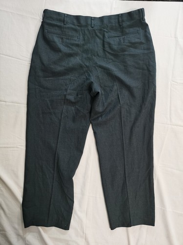 LL Bean Men's 100% Wool Black Pants 38W - Picture 5 of 5