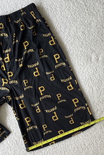 MLB Pittsburgh Pirates Flannel Pajama Sleep Shorts Youth 18/20 XL - Picture 5 of 8