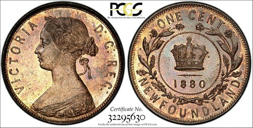 #1 PCGS REGISTRY SET OF NFLD CENTS - PERTH - UNMATCHED.
