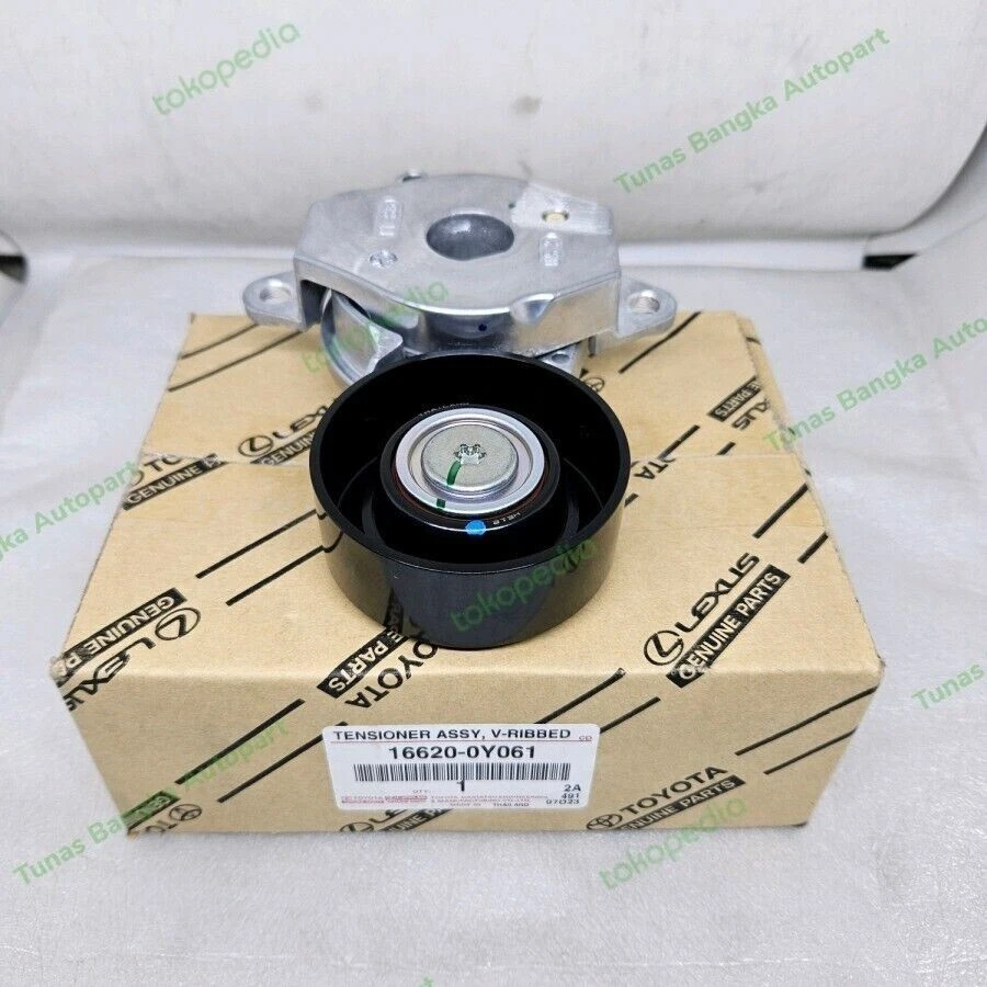 Fits For TOYOTA Yaris Sienta Tensioner Assy, V-Ribbed Belt 16620-0Y061 Genuine - Image 4 of 4