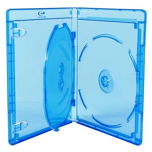 10 x Blu Ray Triple 14mm Quality Cover Cases with logo - Holds 3 Bluray Discs - Bild 2 von 3