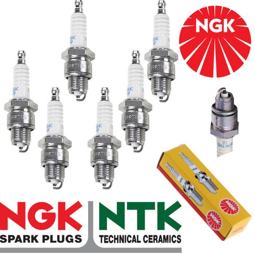 Ngk Yellow Box Spark Plug Stk No 1092 Part No Bpr7hs 10 X6 Ebay