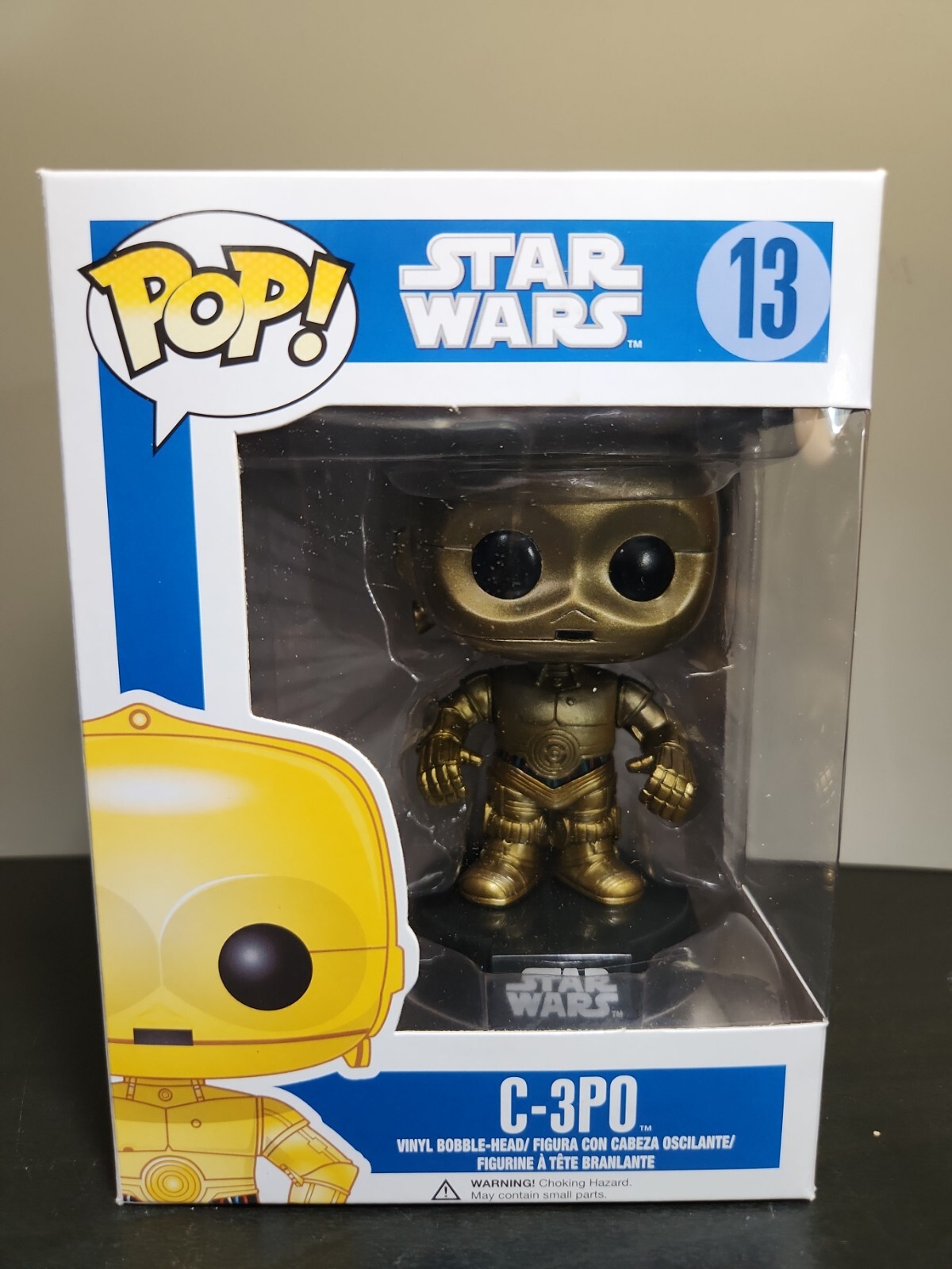Funko Pop! Bobble De Vinilo Caja Azul Star Wars C-3Po #13 (Bóveda)