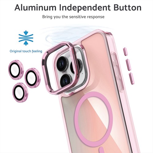Stoßfeste Mag Safe Hülle für iPhone 16 15 14 Pro Max 13 12 11 Kamera Linse Cover - Bild 5 von 19