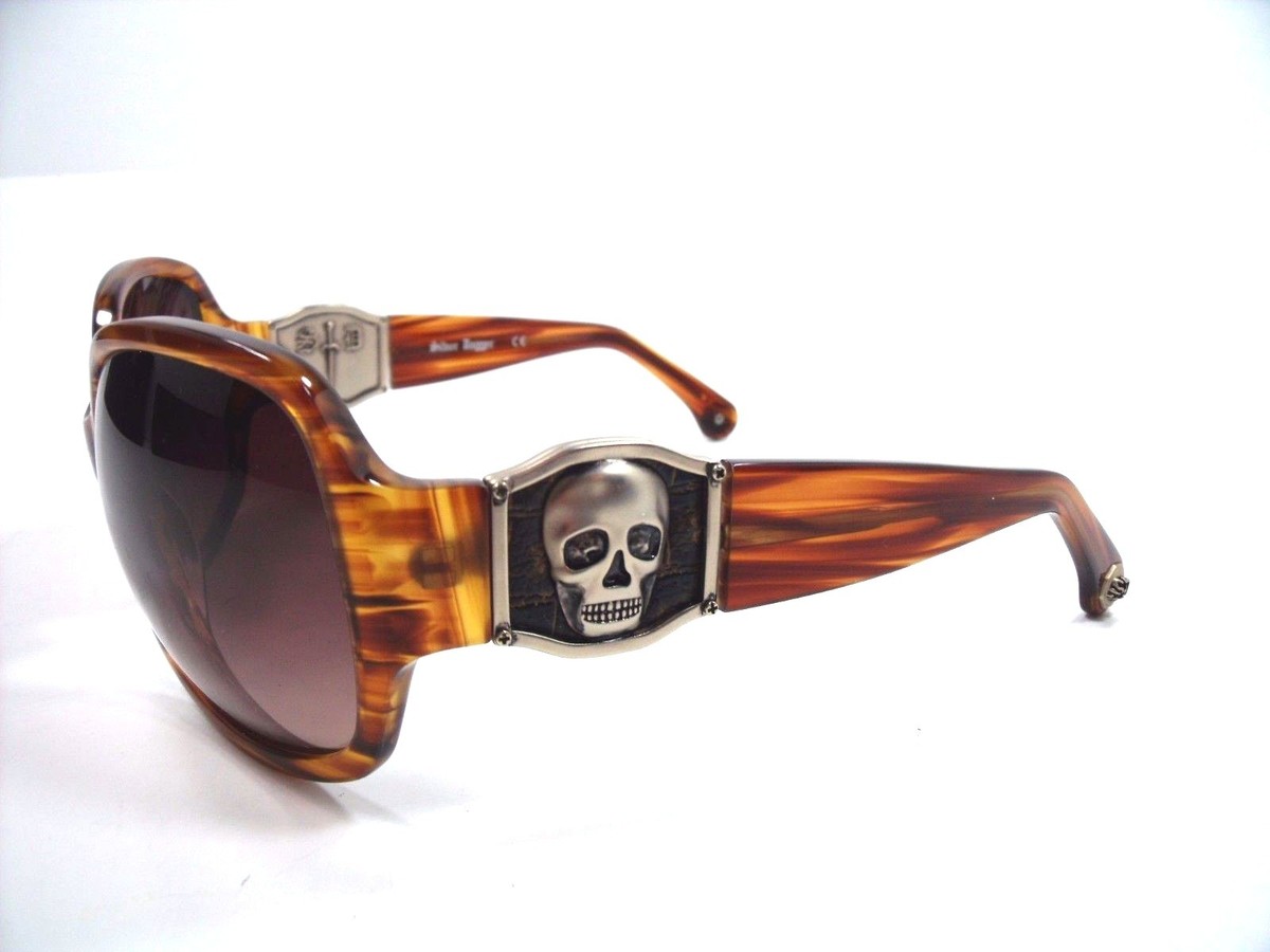 Silver Dagger brand new sunglasses Chrome Hearts Overpoked Blue Silver Dagger Sunglasses – THE  main image 3