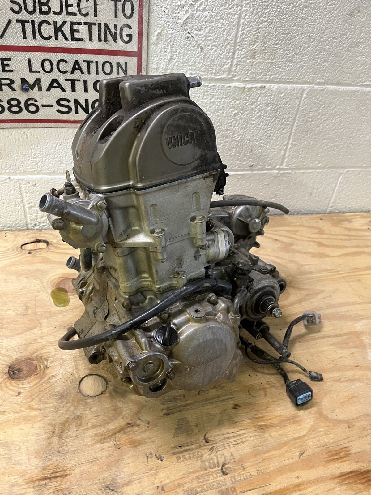 06 HONDA TRX 450ER TRX450ER ENGINE MOTOR CRANKCASE CYLINDER HEAD