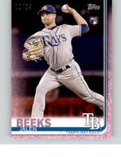 2019 TOPPS MINI On Demand JALEN BEEKS Pink Parallel 22/25 Rays Rookie RC #688