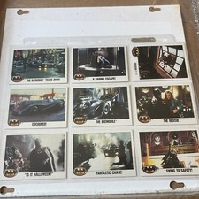 1989 Topps Batman Movie Trading Cards Checklist, Info 1989 Topps Batman Movie Trading Cards Checklist, Info