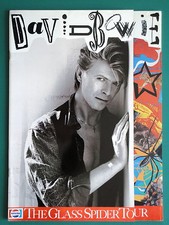 *VINTAGE* 1987 DAVID BOWIE Die Cut Glass Spider Tour Book Program