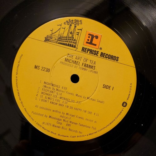 Michael Franks • The Art of Tea • Vinyl Record 33rpm NO COVER ART • RECORD ONLY - Picture 3 of 5