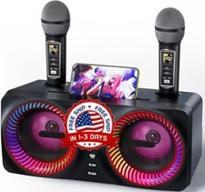 M quina de karaoke para adultos y ni os altavoz Bluetooth con 2 micr fonos neuvo