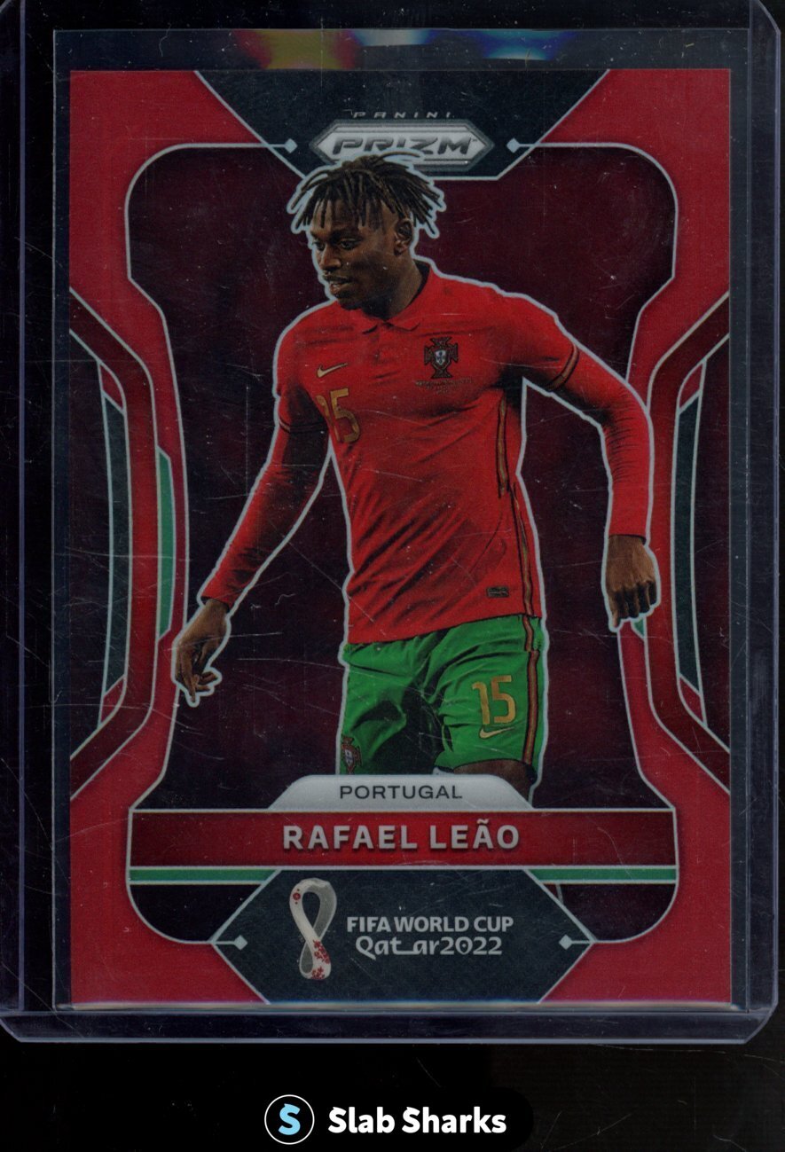 2022 PANINI PRIZM FIFA WORLD CUP QATAR #181 RAFAEL LEAO /399 RED PORTUGAL
