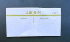 200 EURO Banderolen f&uuml;r 20 Banknoten EUR Geldscheinbanderolen NEU Geldb&uuml;ndel ES2