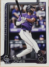 2025 Topps Baseball  RC #36 - Greg Jones  - Colorado  Rockies