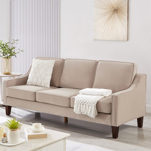3 Seater Upholstered Sofa Couch Loveseat Sofa Couch Modern Living Room Sofa New - Picture 32 of 38