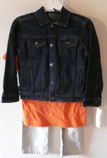 NWT Calvin Klein Jeans Boys 3-Piece Denim Jacket, Pants  T-Shirt Set Size 4
