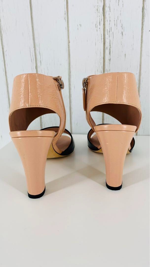 CHANEL Leather COCO MARK Sandals Mules Pumps Shoes Women