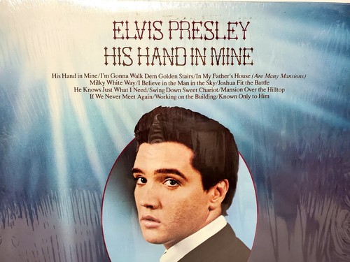 Elvis Presley with The Jordanairs - His Hand In Mine Original 1976 Vinyl LP RCA - Picture 3 of 8