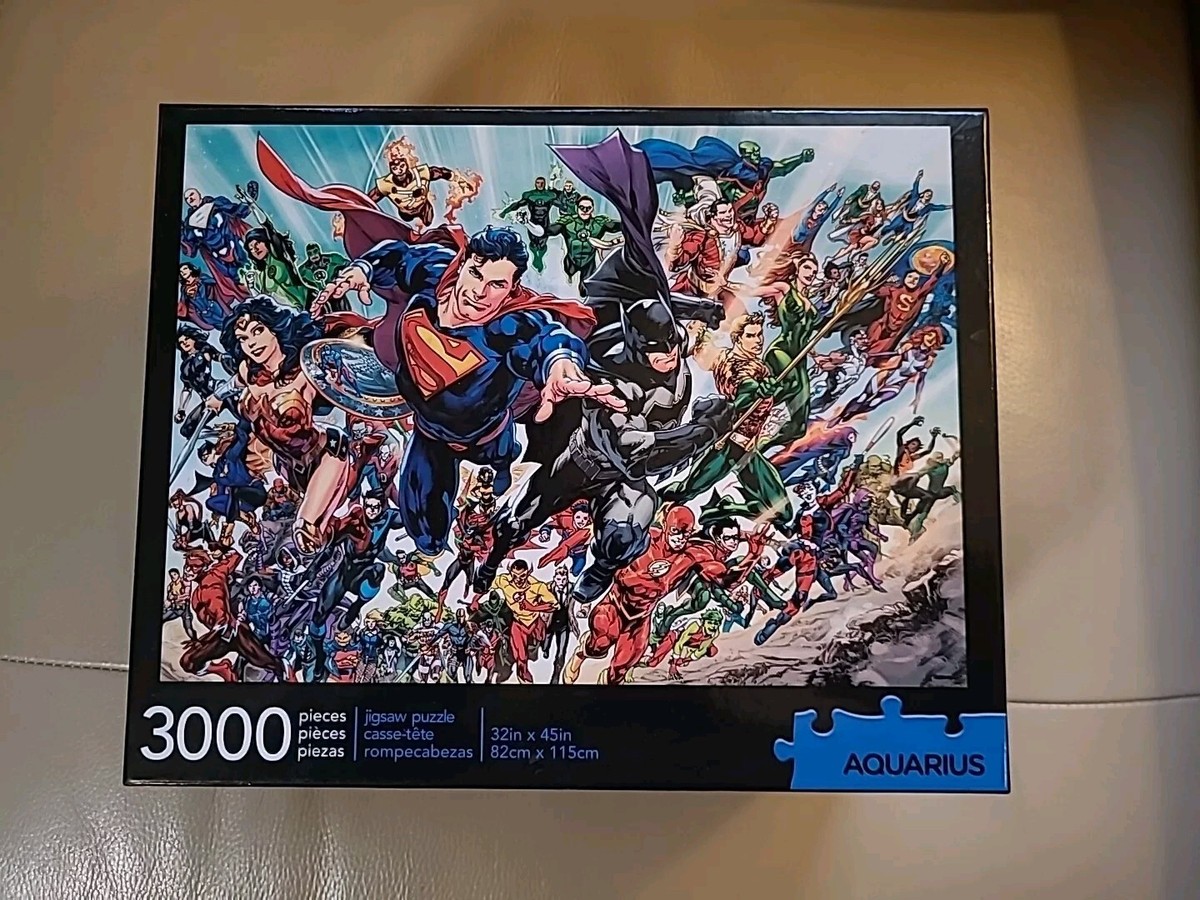 DC Comics Superheroes Jigsaw Puzzle 3000 Pieces Superman Batman