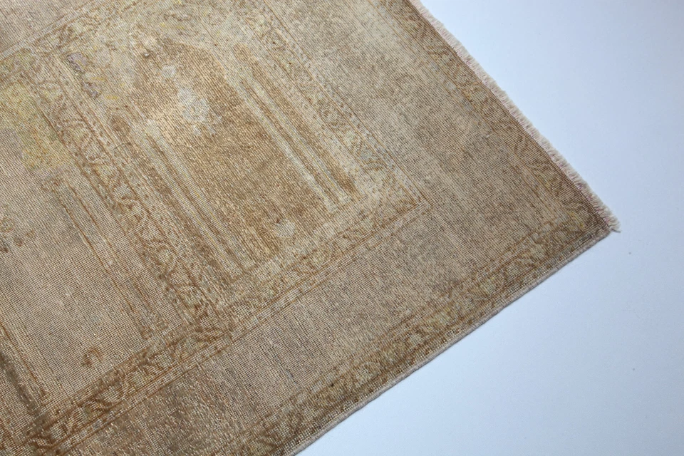 Alfombra 7'4x2'8, alfombras turcas, corredor de colección, alfombra para pasillo, alfombra de corredor de seda antigua Foto 4 de 4