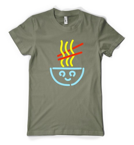 Neon Sign Japanese Ramen Noodles Anime Personalised Adult Unisex T Shirt - Picture 18 of 20