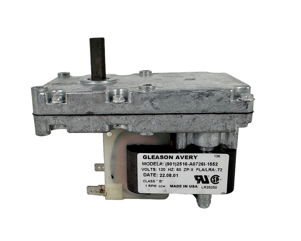 Enviro & VistaFlame 1 RPM Auger Feed Motor & Agitator Stirrer Motor, EF-001, USA
