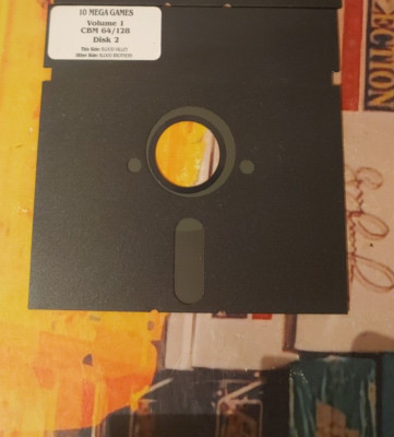 10 Mega Games Disk 2 (1989) Commodore C64 (Disk) works 8-bit classic
