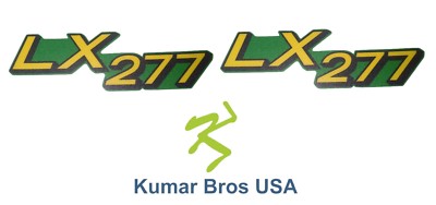 New Lower Hood Set of 2 Decals Replaces M146005 Fits John Deere LX277 Up S/N