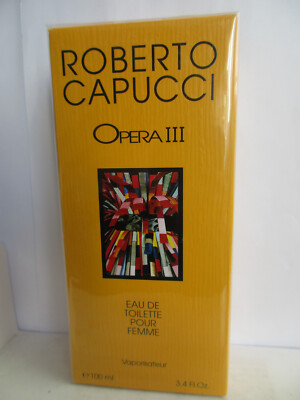 Roberto Capucci Opera III Pour Femme 100ml Eau de Toilette Spray !
